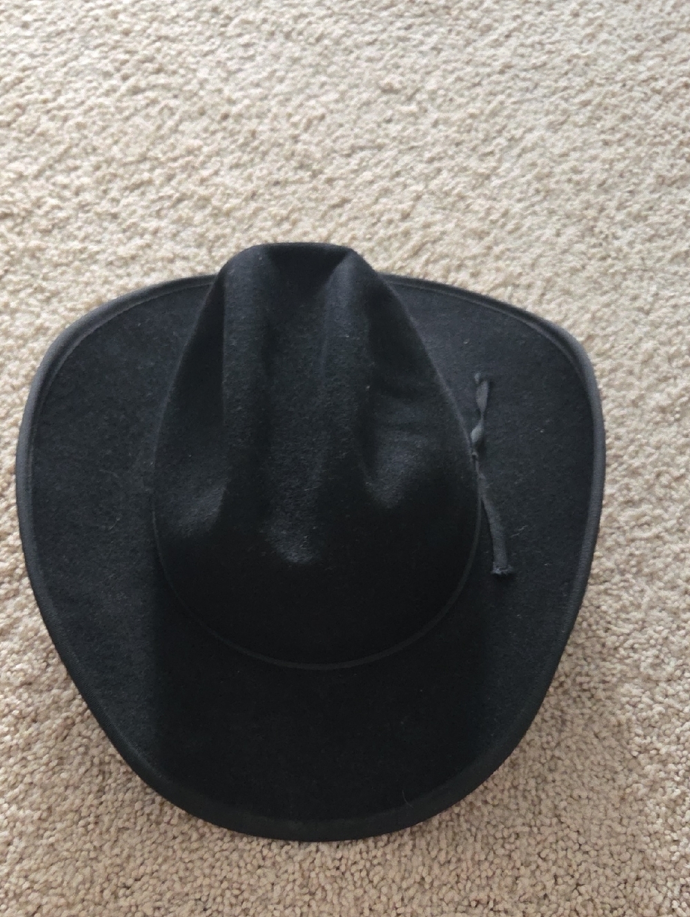 Smithbilt Black Cowboy Western Felt Hat